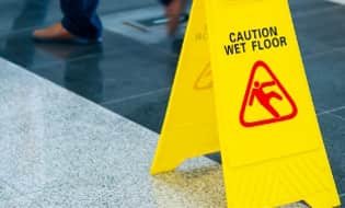 wet floor sign