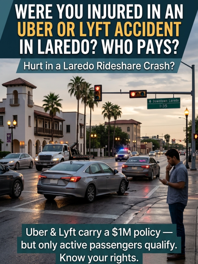 Were You Injured in an Uber or Lyft Accident in Laredo? Who Pays?