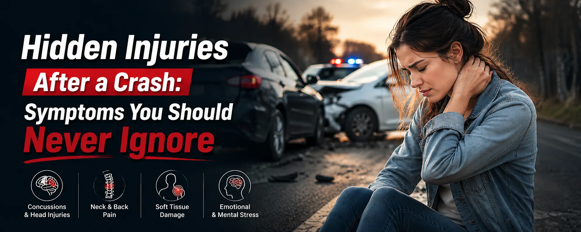 Hidden Injuries After a Crash: Symptoms You Should Never Ignore