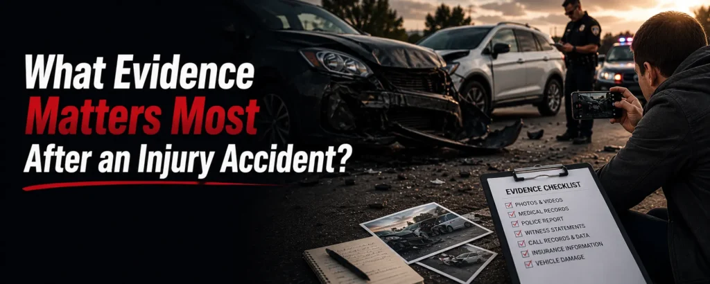 What Evidence Matters Most After an Injury Accident?