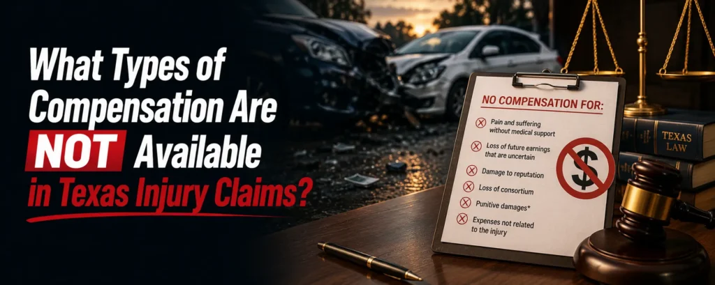 What Types of Compensation Are NOT Available in Texas Injury Claims?